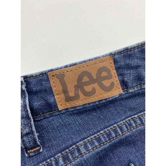 Lee Capri Mid Rise Stormy Lines Women Size 22 M Dark Blue NWT - Picture 3 of 5